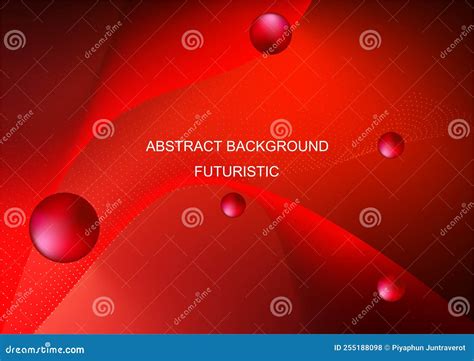 Abstract Background Graphics Design Liquid Style Red Color Tone Vector