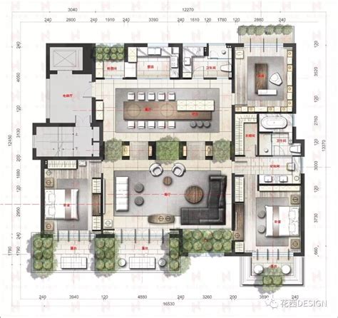 大平层平面方案思维突破十套方案合集 建e网设计资讯 室内设计行业头条资讯新闻网站