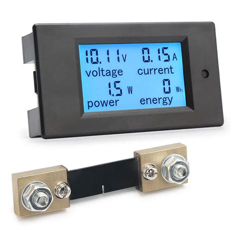 DC Battery Monitor DROK DC Meter 6 5 100V 12V 24V 48V 100A Digital