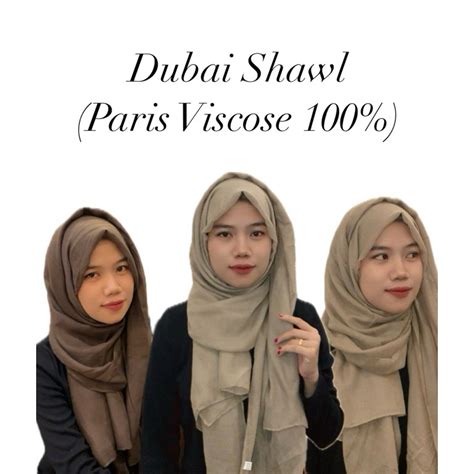 Jual Pashmina Dubai Shawl Pashmina Viscose Shopee Indonesia