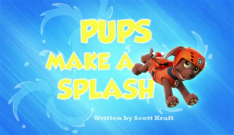 Pups Make A Splash Paw Patrol Nickelodeon Paw Patrol Pups Paw