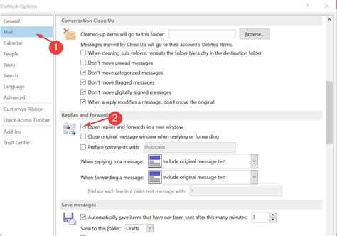 How To Make Outlook Automatically Open Replies Forwards