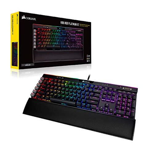 Corsair K95 RGB Platinum XT Mechanical Gaming Keyboard, Backlit RGB LED ...