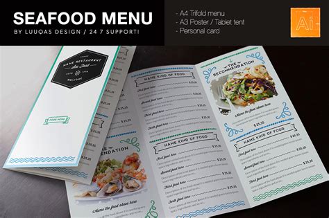 24 Sumptuous Seafood Menu Examples To Download