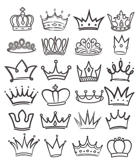 Royal Crown Silhouette King Crowns Majestic Coronet And Luxury Tiara