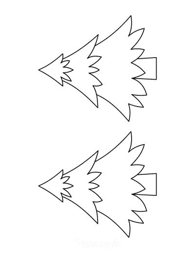 Free Printable Christmas Tree Templates And Outlines