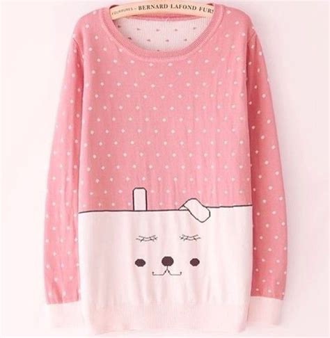 Pink Sweater Ropa Ropa Kawaii Moda Kawaii