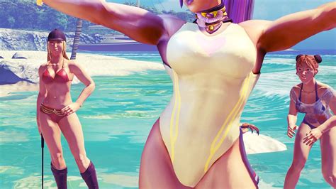 Street Fighter V Menat Seth Vs R Mika Swap Mod Seth Menat Summerdress