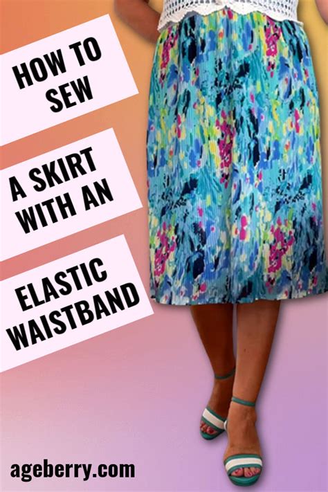 How To Sew A Skirt With An Elastic Waistband