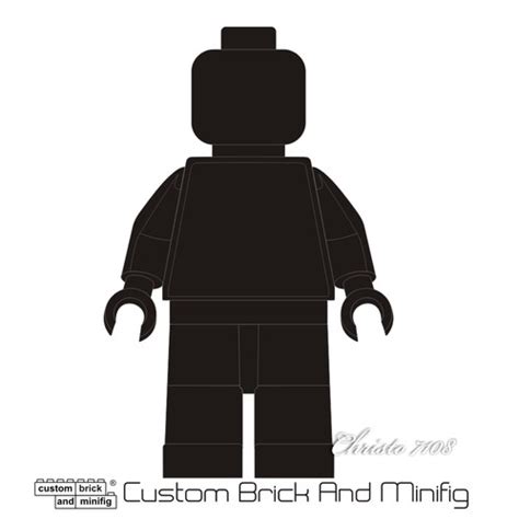 Lego Minifigure Silhouette At Getdrawings Free Download