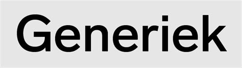generiek