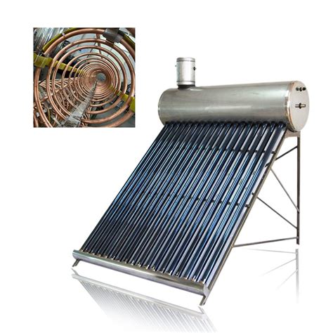 Copper Coil Pressurized Solar Water Heater China Solar Water Heater