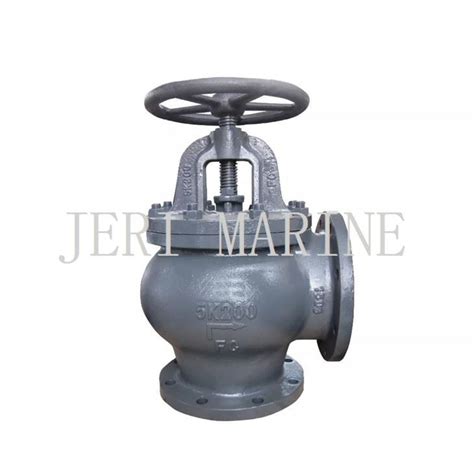 China Customized Marine JIS F7306 Cast Iron Angle Valve Manufacturers