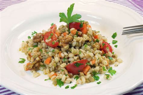 Ensalada De Cebada Perlada Y Lentejas Cocina