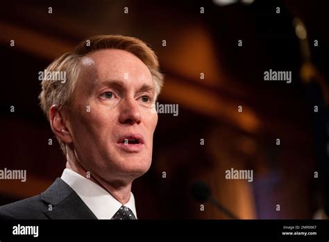 United States January 24 Sen James Lankford R Okla Speaks During