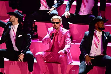 Ryan Goslings Pink Suit 2024 Oscars Tribute To Marilyn Monroe