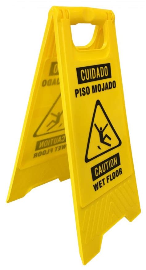 Cartel Prevencion Piso Mojado