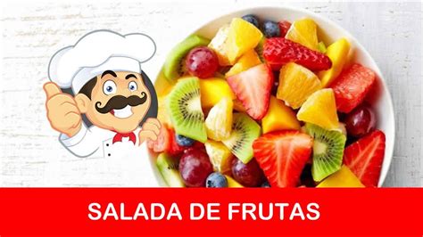 Receita Salada De Frutas YouTube