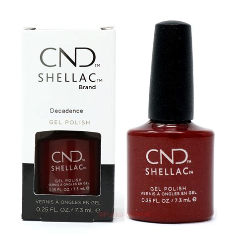 Cnd Shellac Decadence Ml Buy Now Pukka Nails