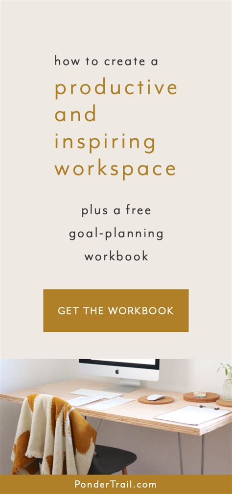 How To Create A Productive And Inspiring Workspace At Home Or In An