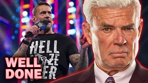 Eric Bischoff Cm Punks First Couple Of Weeks In Wwe Youtube