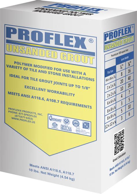 Grout and Caulks - PROFLEX®