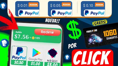 AL FIN La ÚNICA APP Que PAGA 7 56 DOLARES Por CLICK en PAYPAL