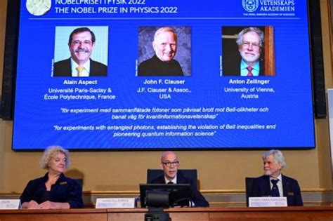 Le prix Nobel de physique 2022 attribué au Français Alain Aspect l