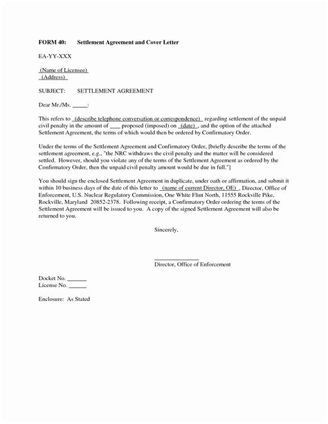 Sample Settlement Letter For Car Accident