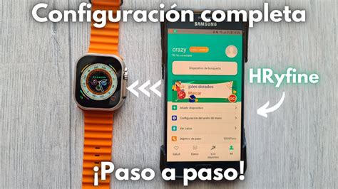 Cómo configurar tu Smartwatch S8 ultra max con Hryfine Tutorial