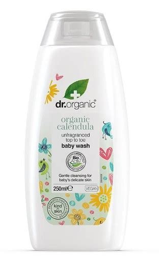 Champ Y Gel De Ba O Para Bebes De Cal Ndula Ml De Dr Organic La