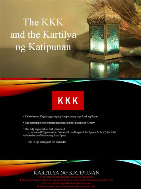 The Kkk And The Kartilya Ng Katipunan Pdf Philippines