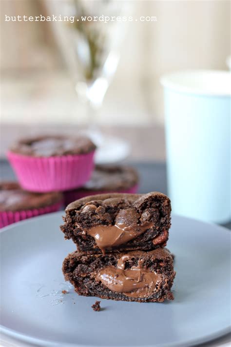 Double Chocolate Chip Nutella Stuffed Oreo Crumb Cookie Cups Nutella Cookies Easy Nutella