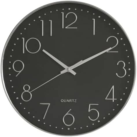 Lizbin Horloge Murale Moderne De Cm Silencieuse Sans Tic Tac