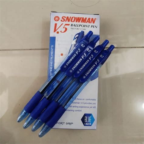 Jual Pulpen Snowman V Mm Pak Pcs Shopee Indonesia