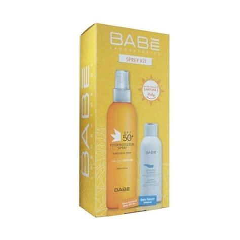 Babe Güneş Koruyucu Sprey Spf 50 200 ml Ekstra Yumuşak Şampuan 100 ml HEDİYE