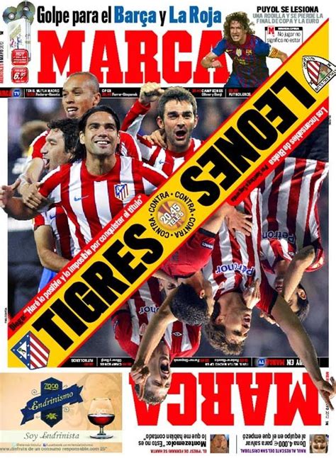 Portada Del De Mayo De Atletico De Madrid Wallpapers Futbol