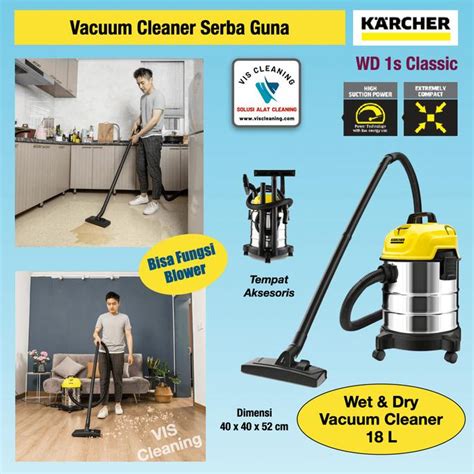 Jual Vacuum Cleaner Karcher Wd S Classic Wet Dry Liter Shopee