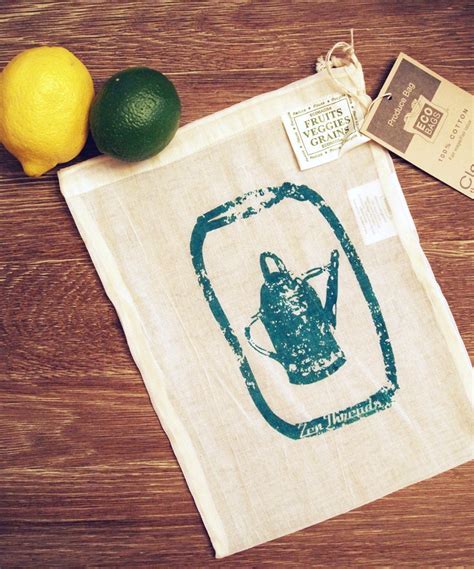 Farmers Market Bag 8x11 Eco Produce Bag Drawstring