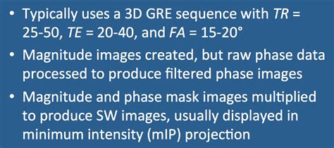 Swi Susceptibiltiy Questions And Answers In Mri