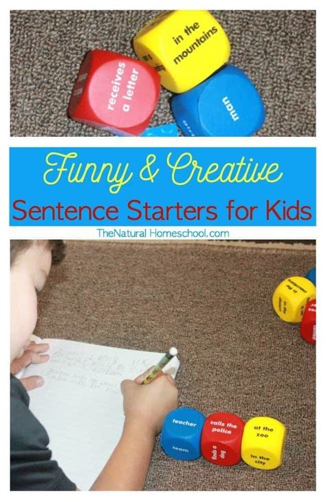 Printable Fun Sentence Starters Sentence Starters Kindergarten