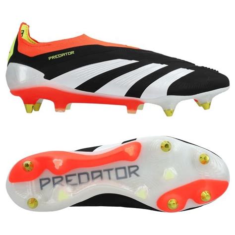 Adidas Predator Elite Laceless Sg Solar Energy Core Black Footwear White Solar Red