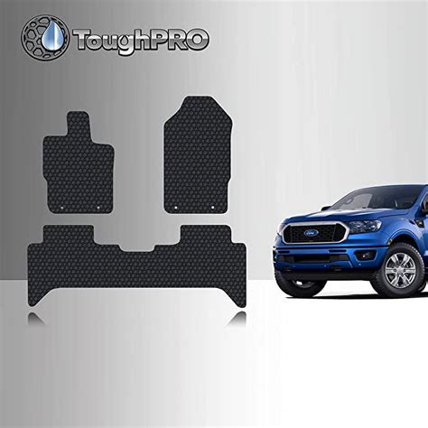 Toughpro Floor Mats Accessories Set Front Row 2nd Row Compatible With Ford Ranger Supercrew