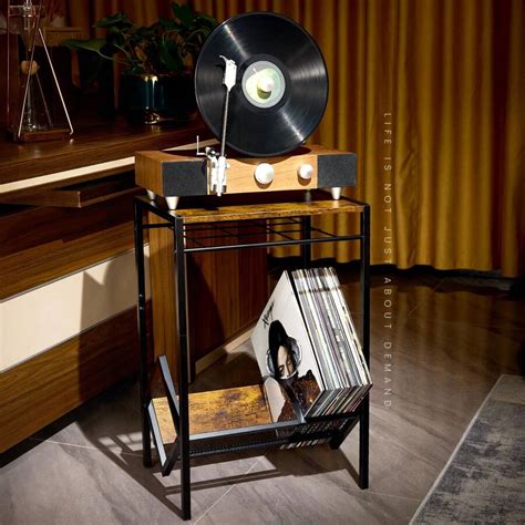 Record Player Stand, Turntable Stand, Record Player Table, Wood Record ...