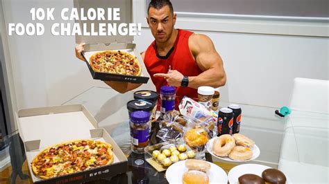 10k Calorie Challenge Epic Cheat Day Man Vs Food Youtube