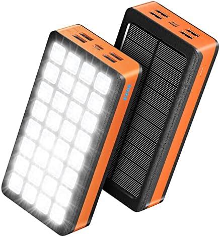 Batterie Externe Solaire Mah Charge Rapide Et Lampes Led