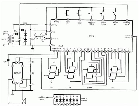 Simple Circuit Diagram Of Digital Clock Using Logic Gates