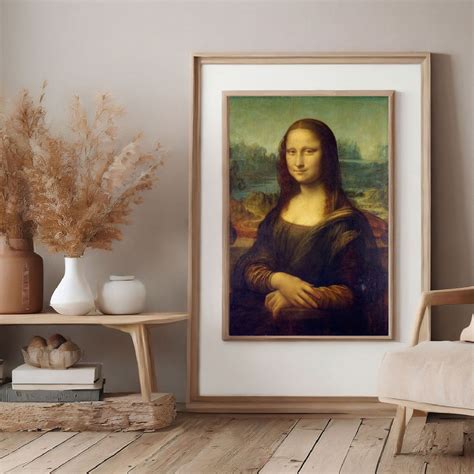 Leonardo Da Vinci S Portrait Of Mona Lisa Counted Cross Stitch Pattern