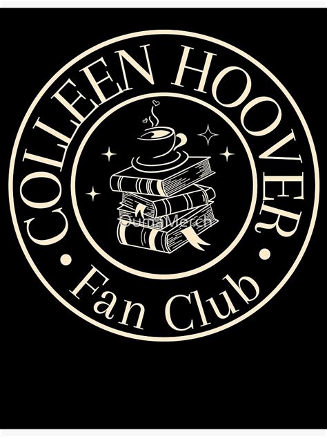 "Colleen Hoover Fan Club" Poster for Sale by OumaMerch | Redbubble