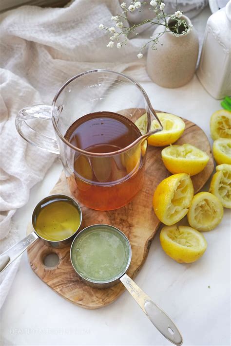 Ingredients-for-green-tea-lemonade | Healthy Taste Of Life